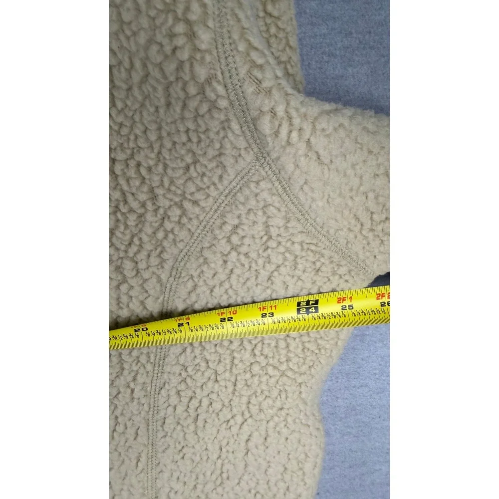 Patagonia Retro Pile Fleece Pullover Tan‎ XXL Mens 1/4 Zip Sherpa Jacket 22811